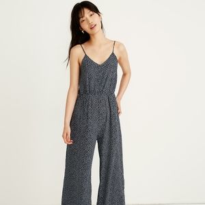 Madewell Cami Wide-Leg Jumpsuit in April Showers